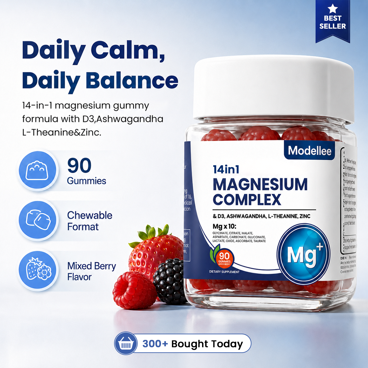 14-in-1 Magnesium Gummies Complex