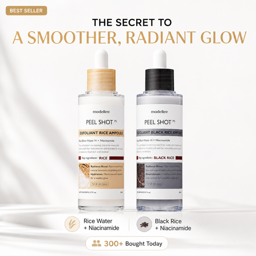 Glowing Rice Ampoule Double Effect Exfoliating Essence