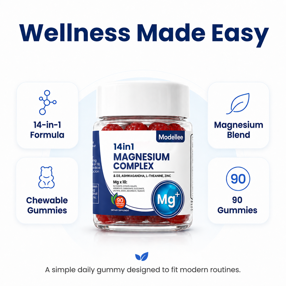 14-in-1 Magnesium Gummies Complex