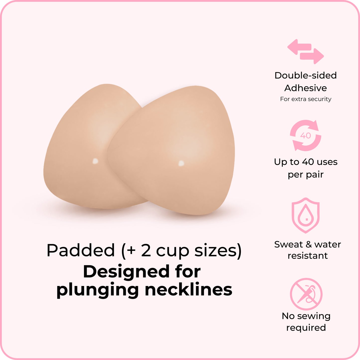 Silicone Invisible Sticky Bra