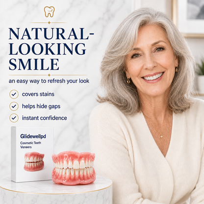 Comfort Full‑Cover Dentures for Senior Women
