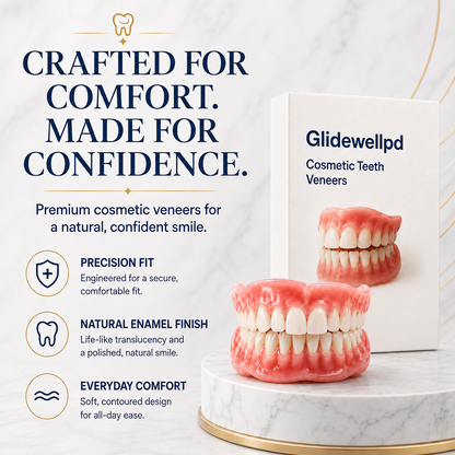 Comfort Full‑Cover Dentures for Senior Men