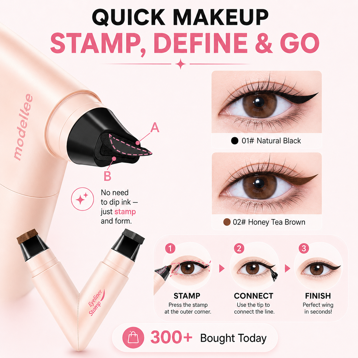 Waterproof Winged Eyeliner Stamp