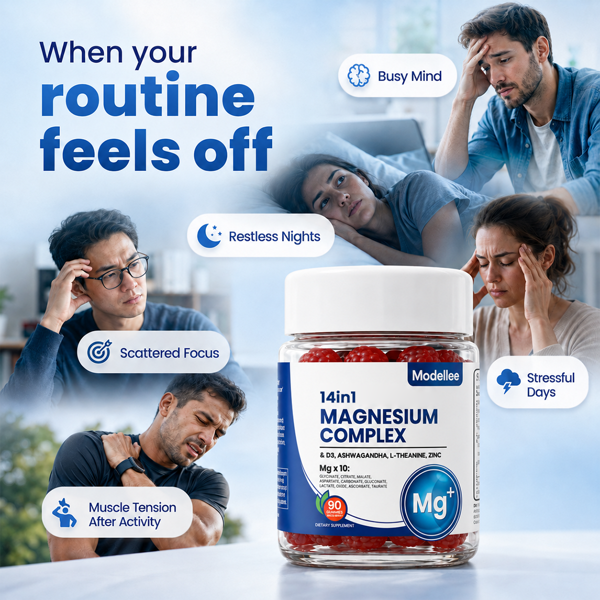 14-in-1 Magnesium Gummies Complex