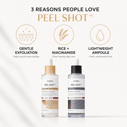 Glowing Rice Ampoule Double Effect Exfoliating Essence