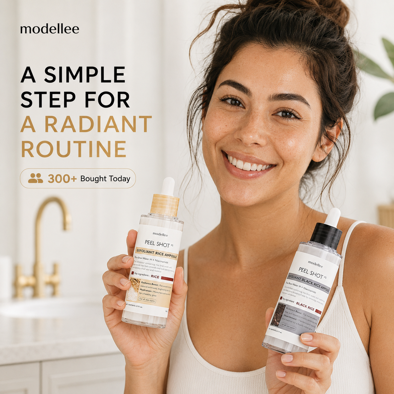 Glowing Rice Ampoule Double Effect Exfoliating Essence