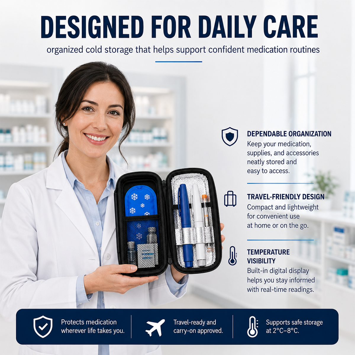 Smart Medication Cooling Case