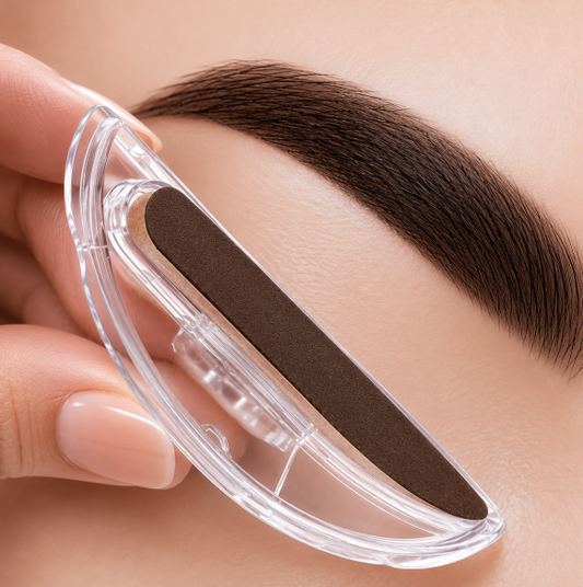 Eyebrow Stamp Powder Kit with Applicator Brush